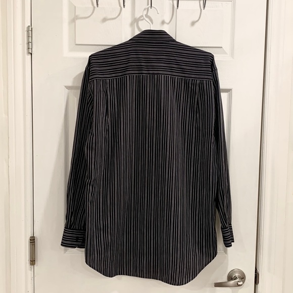 BALMAIN Vintage Striped Button Up Long Sleeve Shirt - Picture 5 of 10